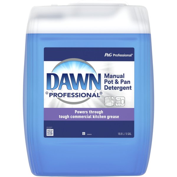 Dawn Dish Detergent, Liquid, 5-Gallon, Translucent Blue PGC70681